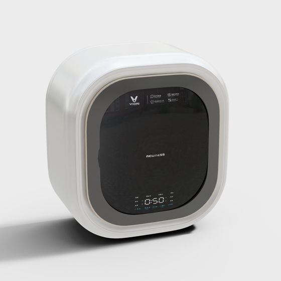 Stylish Smart Air Purifier 3D model for Modern Spaces