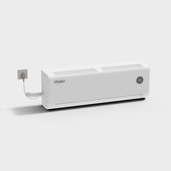 Haier Wall-Mounted Air Conditioner 3D model