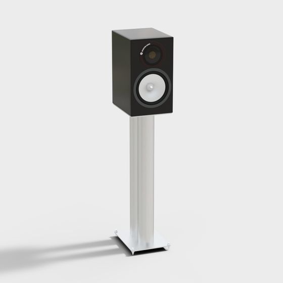Elegant Low-Poly Speaker 3D model for Modern Interiors