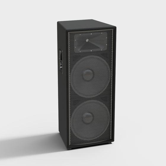 High-Detail Dual Subwoofer 3D model