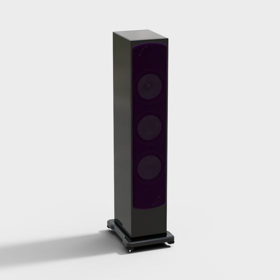 Unique 3D Speaker Model for Modern Home Design