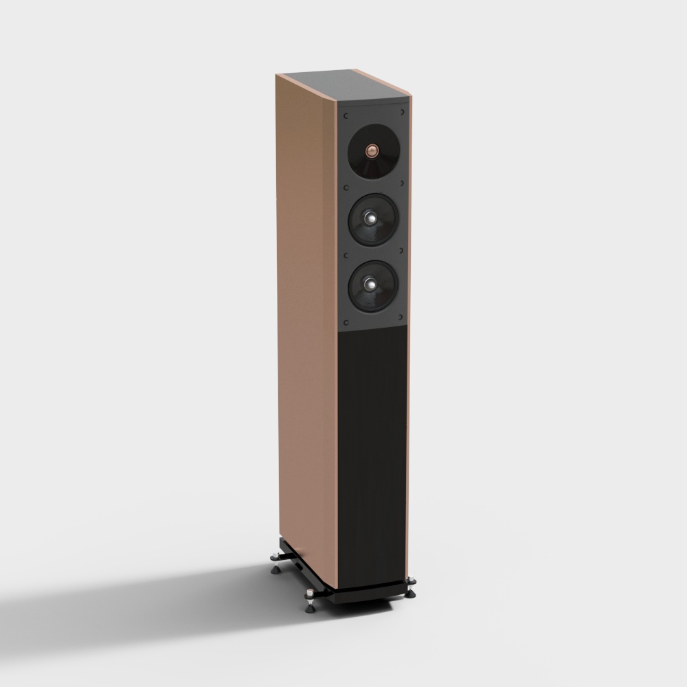 바닥에 서 있는 스피커