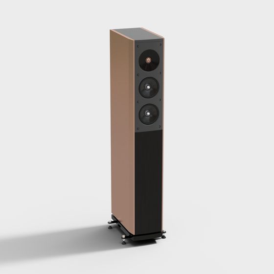 바닥에 서 있는 스피커