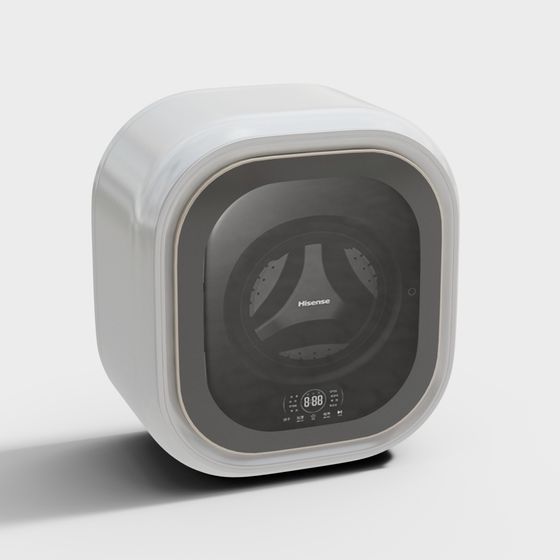 Hisense Mini Washing Machine 3D model