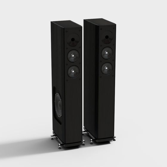 Stylish 3D Model Speaker for Modern Homes