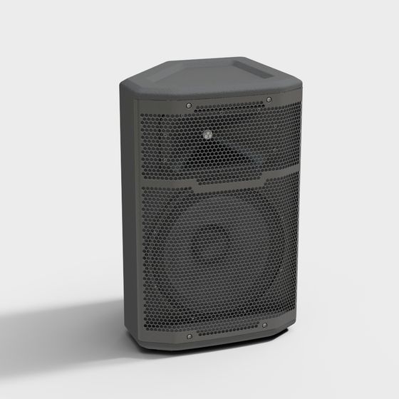 Stylish High-Quality 3D Audio Speaker Model
