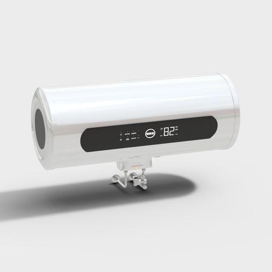 Sleek Smart Electric Water Heater 3D model