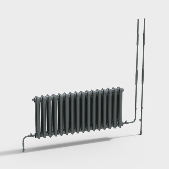 Vintage Radiator 3D Model for Creative Projects