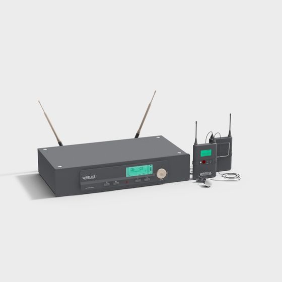 Wireless Audio System 3D model for Creative Projects