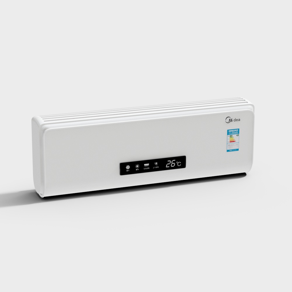 Modern Minimalist Air Conditioner 3D model