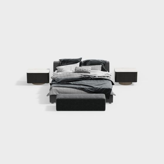 Urban Bedroom Suite 3D model