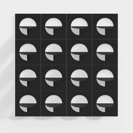 Sphere Grid 3D model