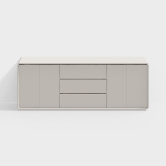 ตู้เข้าที่มีสไตล์ครีมสมัยใหม่