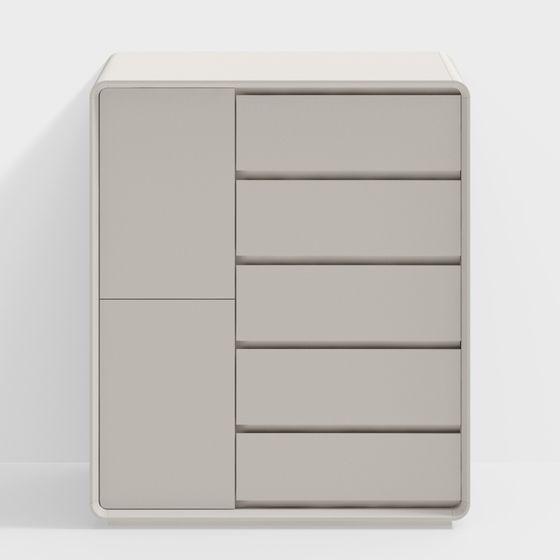 City Window Nightstand 3D model