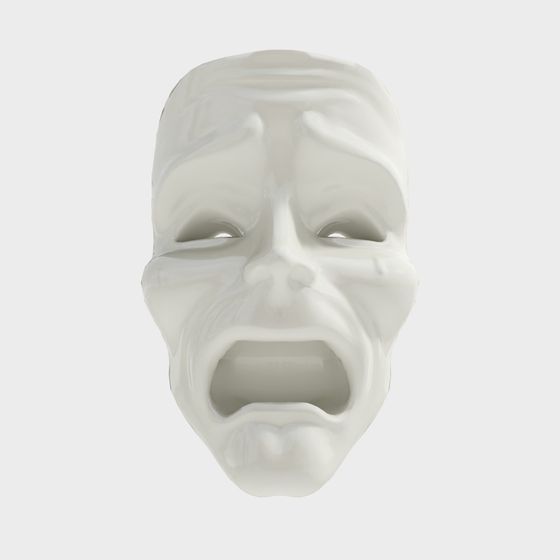 The Scream Mask 3D model