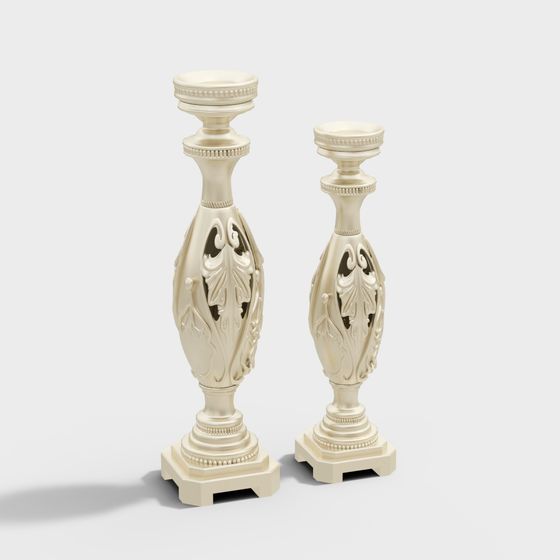 Elegant Candelabra 3D model for Modern Design