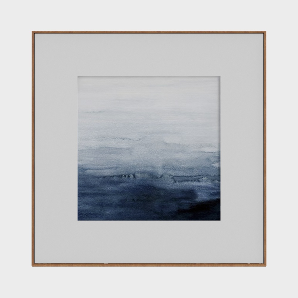 Peinture décorative bleue moderne