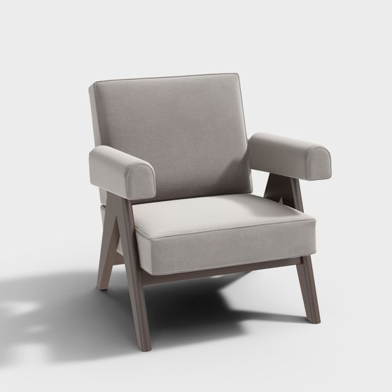 Cozy Lounge Chair 3D model