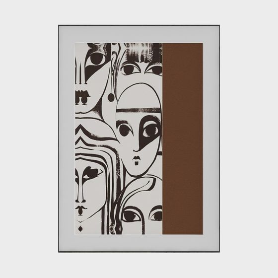 Abstract Mask 3D Model for Creative Projects