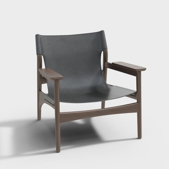 Modern Urban Lounge Chair 3D model