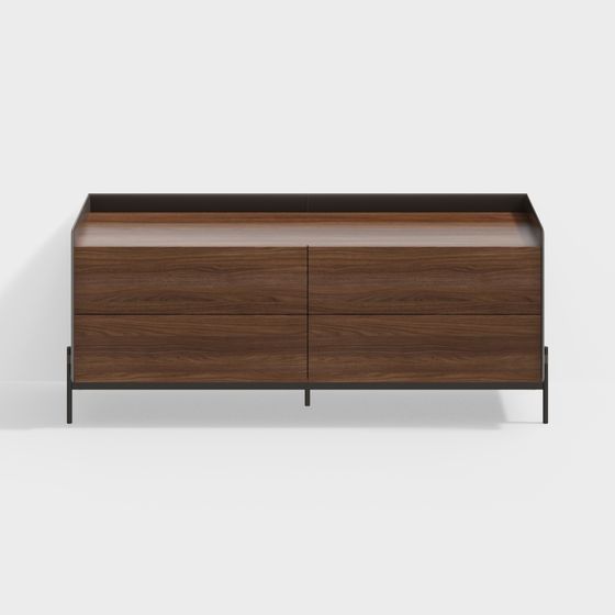 City Window TV Stand 3D model