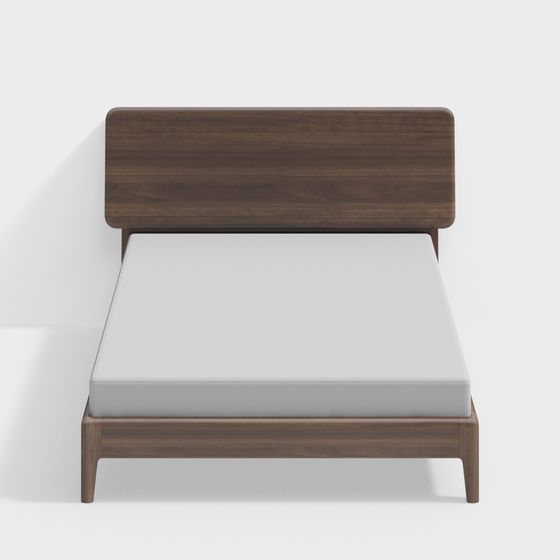 Stylish 3D Bed Frame Model for Contemporary Spaces