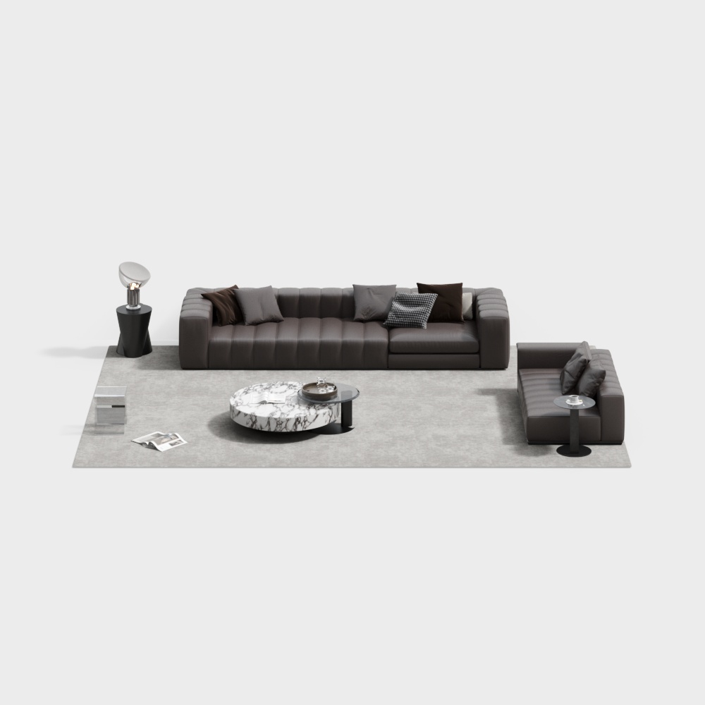 Modern Italian-Style Sofa Set