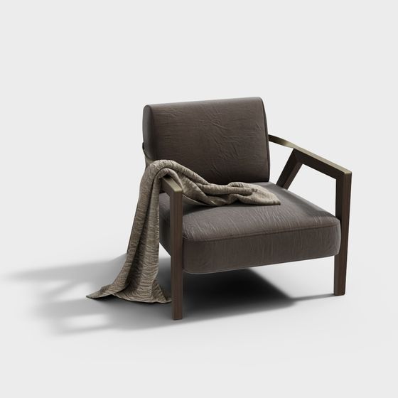 Urban Lounge Chair 3D model for Modern Interiors
