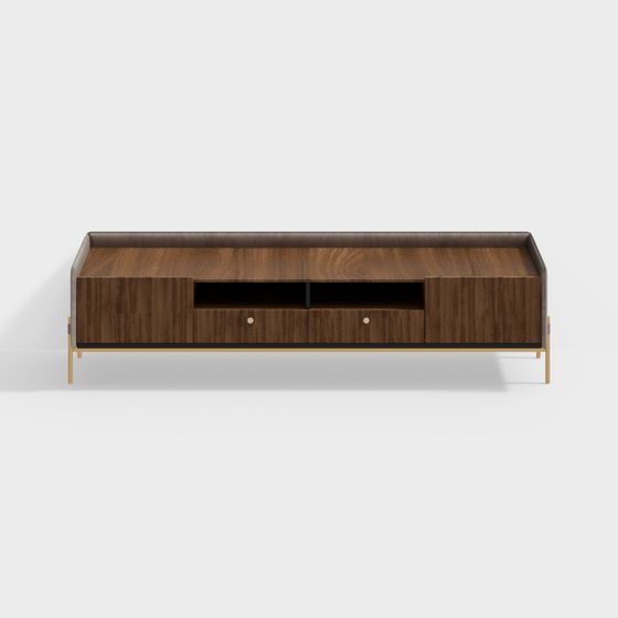 Modern Minimalist TV Cabinet 3D model