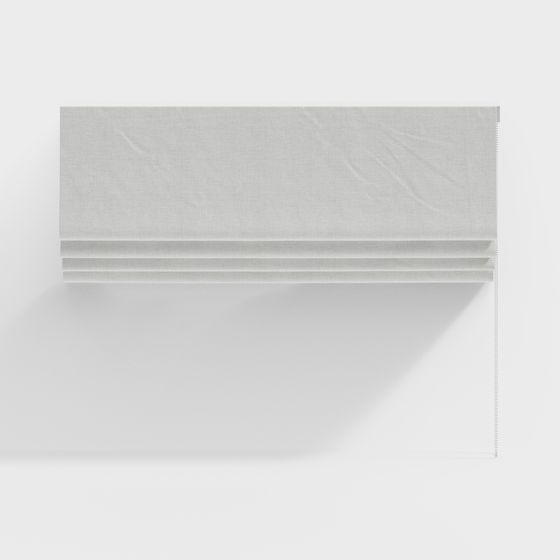 Elegant Sheer Curtain 3D model