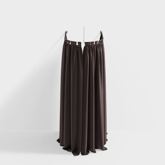 Elegant Curtain 3D Model