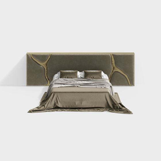 Antler Dreams Headboard 3D model