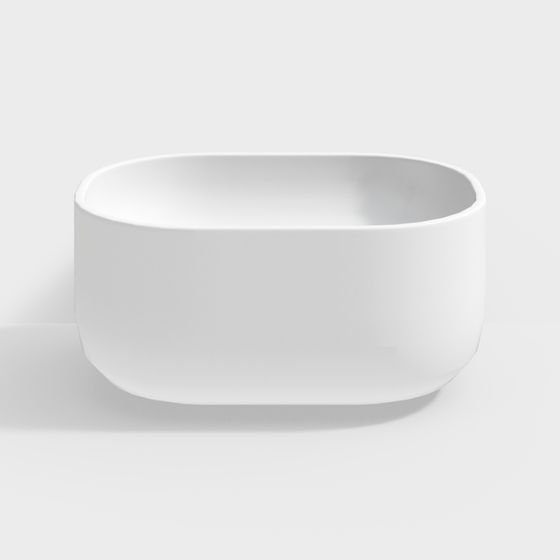Square Bowl 3D Model