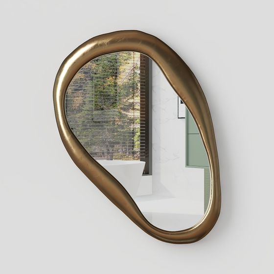 Elegant Low-Poly Frame 3D model for Creative Projects