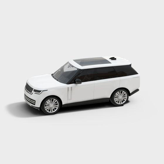 Urban Cruiser SUV Low Poly 3D model for Designers