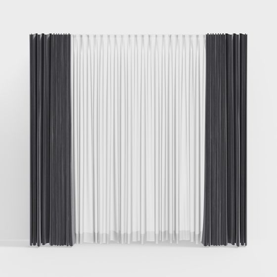 Origami Screen 3D model for Modern Spaces