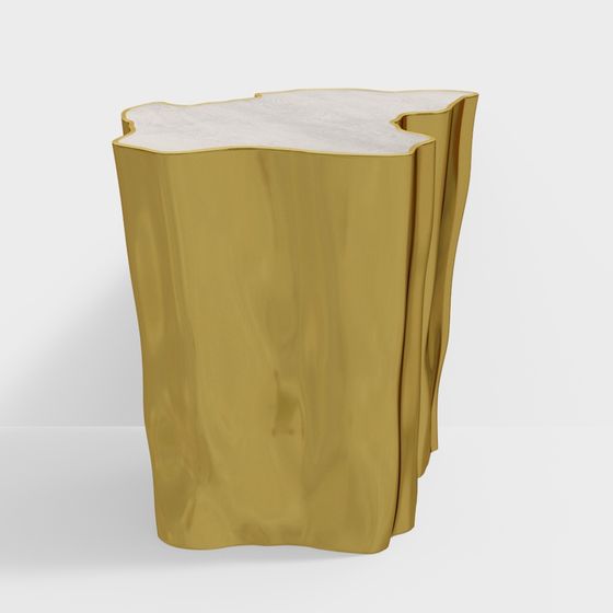 Golden Age Side Table 3D model