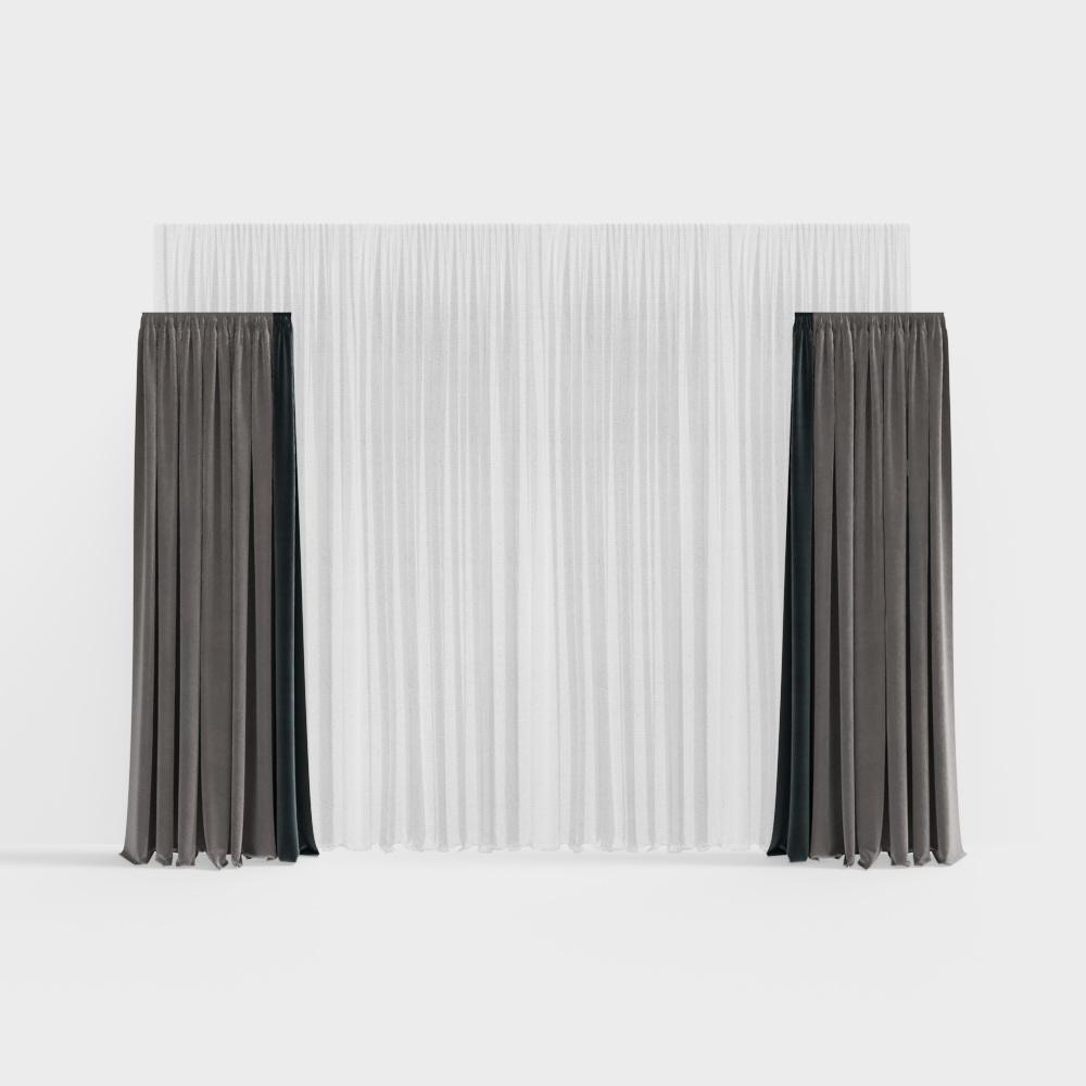 European Style Fabric Curtains