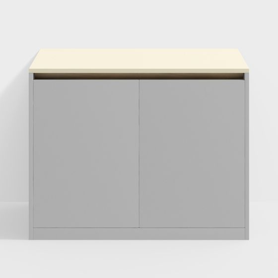 City Small Cabinet 3D model for Modern Interiors