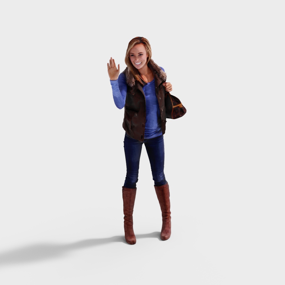 Urban Fashionista 3D Model