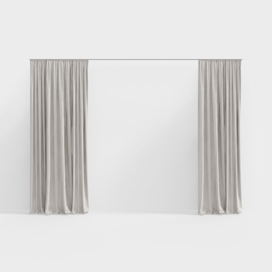 Elegant Curtain 3D model