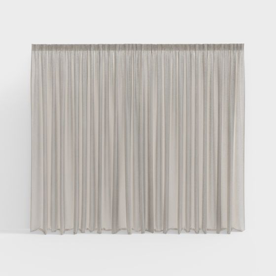 Elegant Light Curtain 3D model for Interior Design
