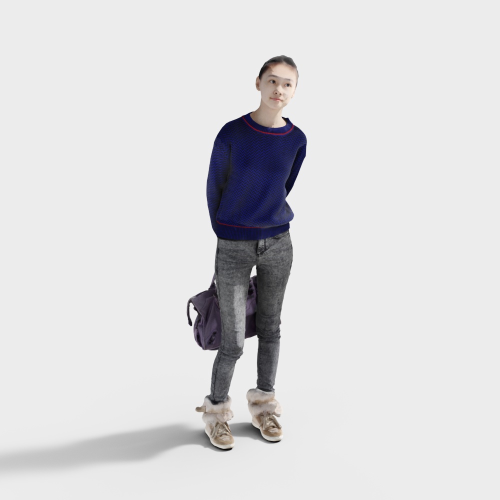 Modern Urban Character 3D model