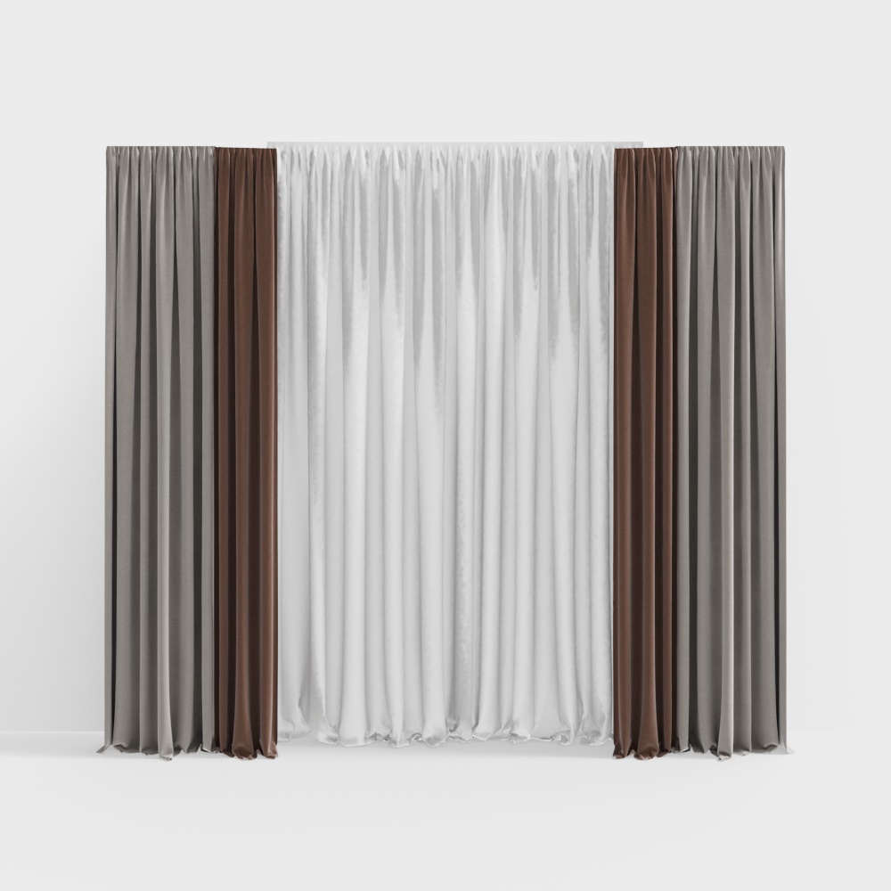 European Style Fabric Curtains