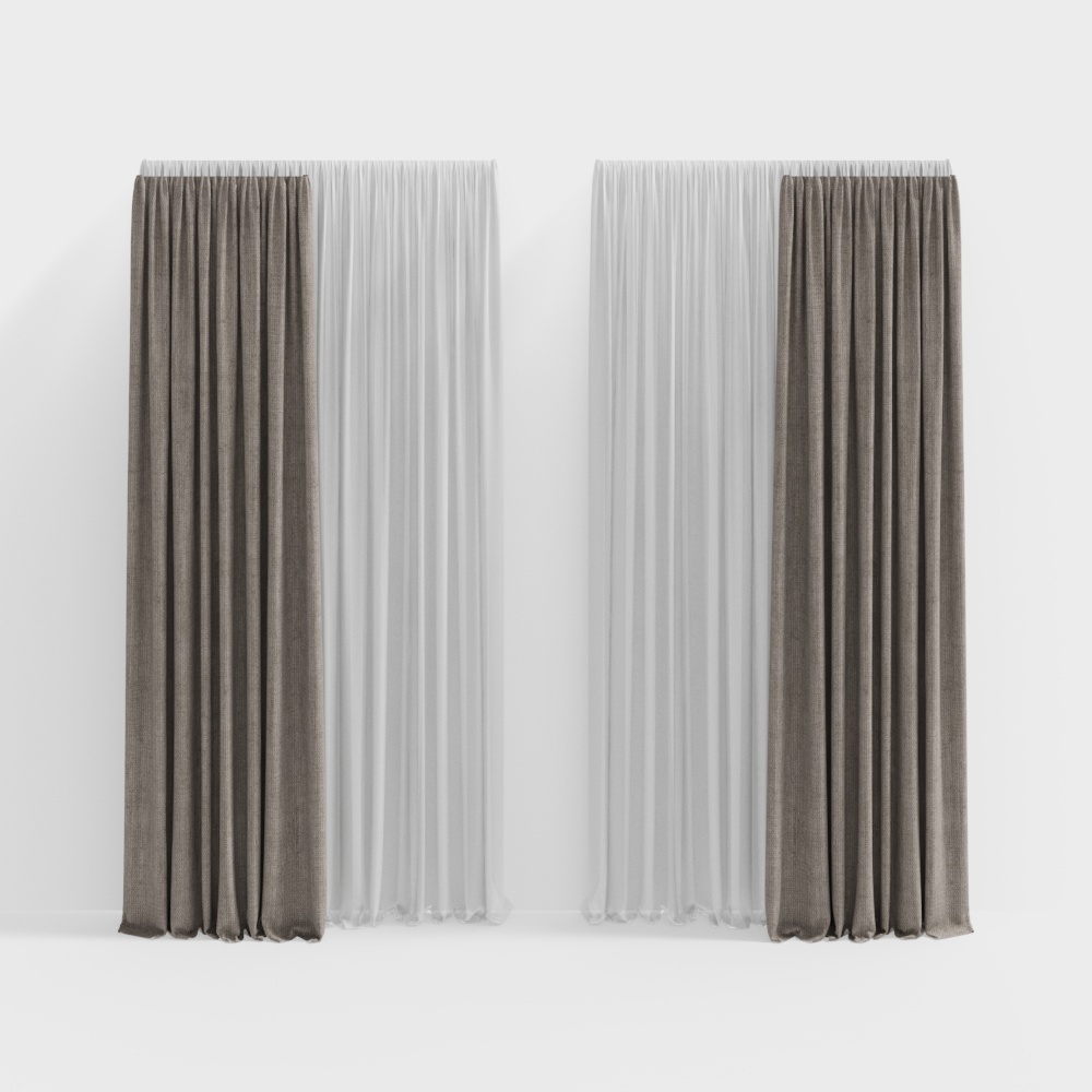 Rideaux en tissu modernes