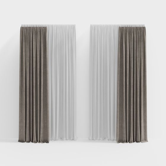 Rideaux en tissu modernes