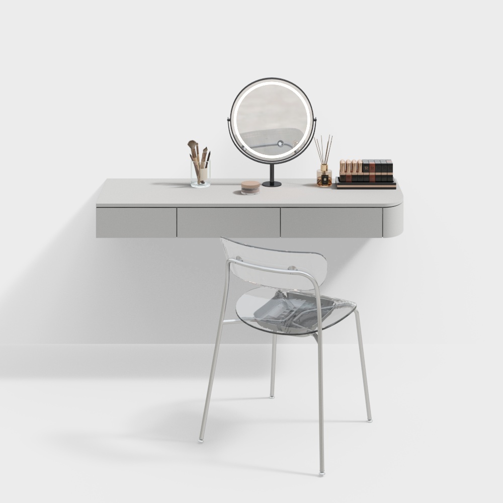 ชุดโต๊ะเครื่องแป้งและเก้าอี้สไตล์จีน