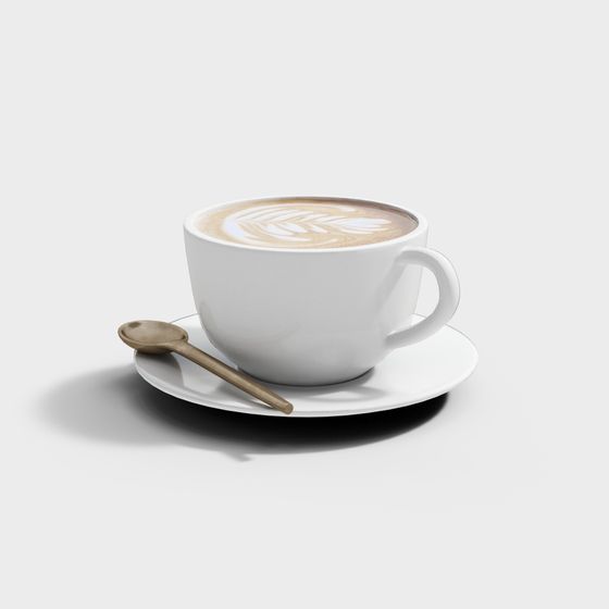 Dawn Latte 3D Model for Creative Projects