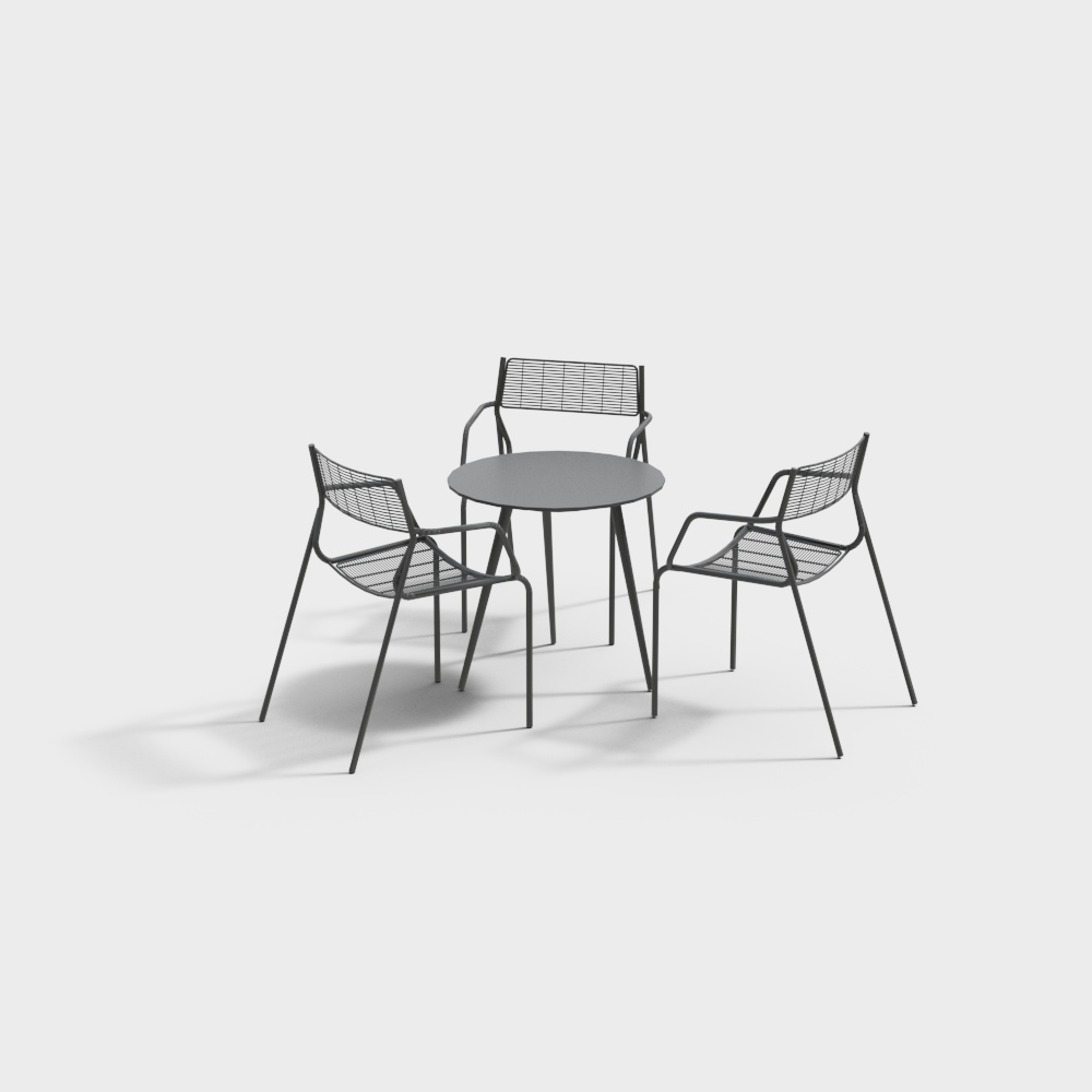 ชุดโต๊ะและเก้าอี้นั่งเล่นสมัยใหม่