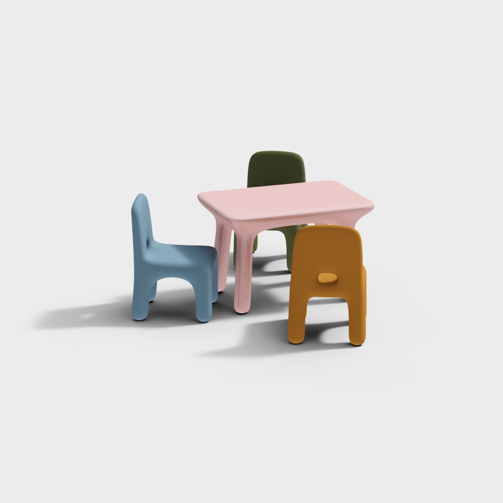 Modern Kids Table and Chair Set
